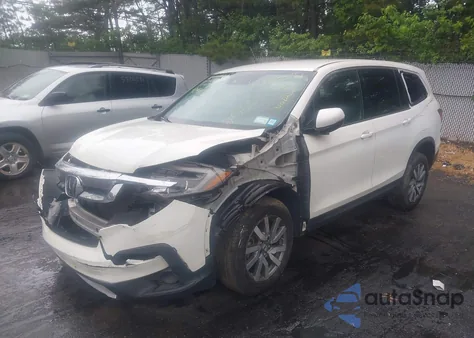 2019 Honda Pilot Ex from USA, damaged, VIN 5FNYF6H38KB086164